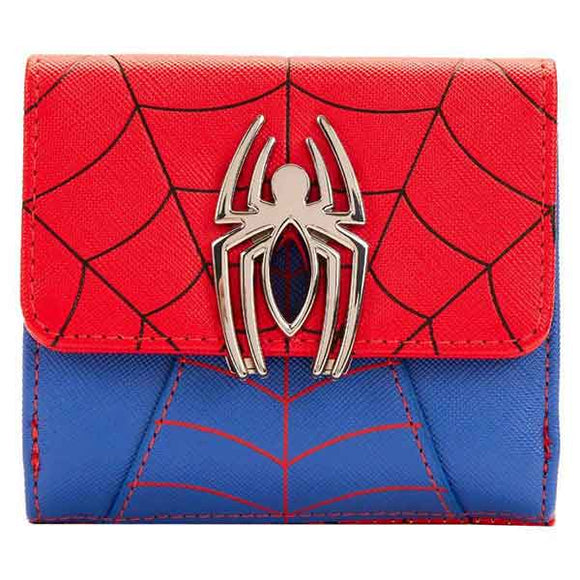 Marvel - Spider-Man Colour Block Bi-Fold with Flap Pocket Purse