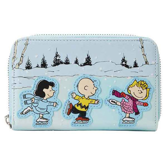 Peanuts - Ice Skating Zip-Around Purse