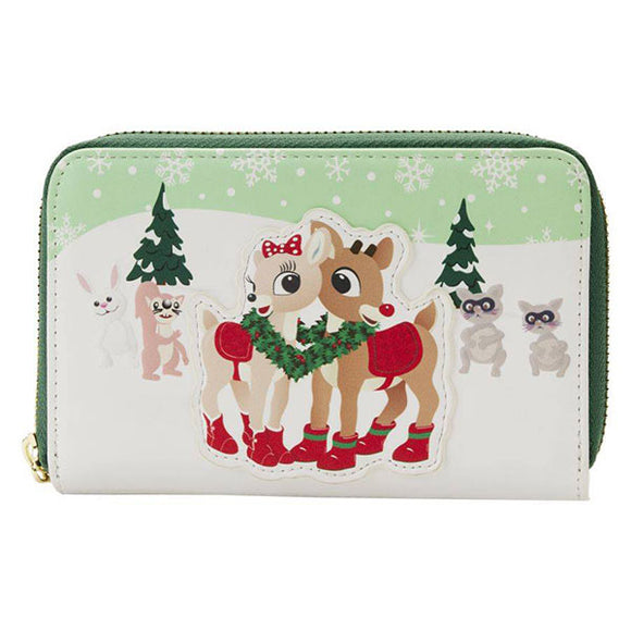 Rudolph the Red-Nosed Reindeer - Merry Couple Zip-Around Purse
