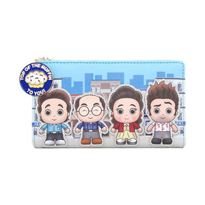 Seinfeld - Chibi City Bi-Fold Flap Purse