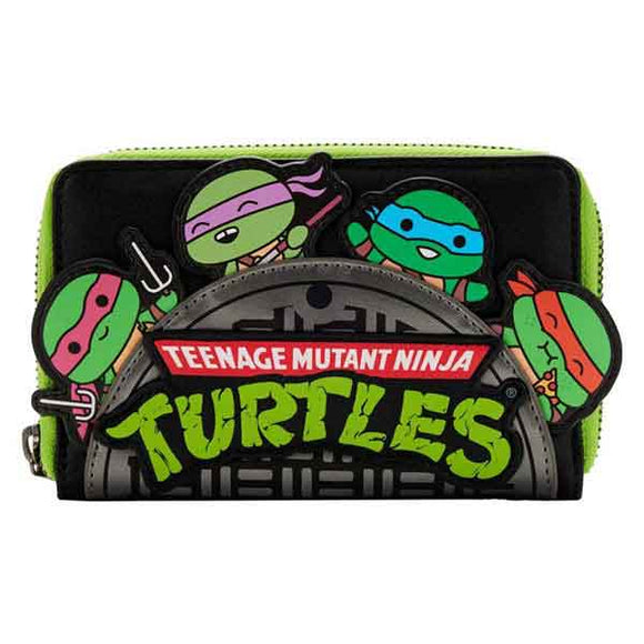 Teenage Mutant Ninja Turtles  (TV 1987) - Sewer Cap Zip-Around Purse