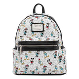 Disney - Friends Print Black Trim Mini Backpack