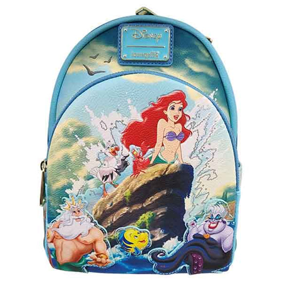 Little Mermaid (1989) - Wave Scenic Mini Backpack