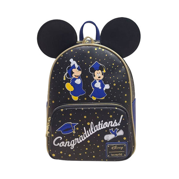 Disney - Mickey & Minnie Graduation Mini Backpack