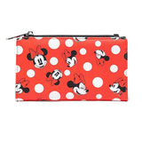 Disney - Minnie Mouse Polka Dots Red Bi-Fold Flap Purse