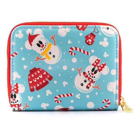 Disney - Mickey Mouse Snowman Zip-Around Purse