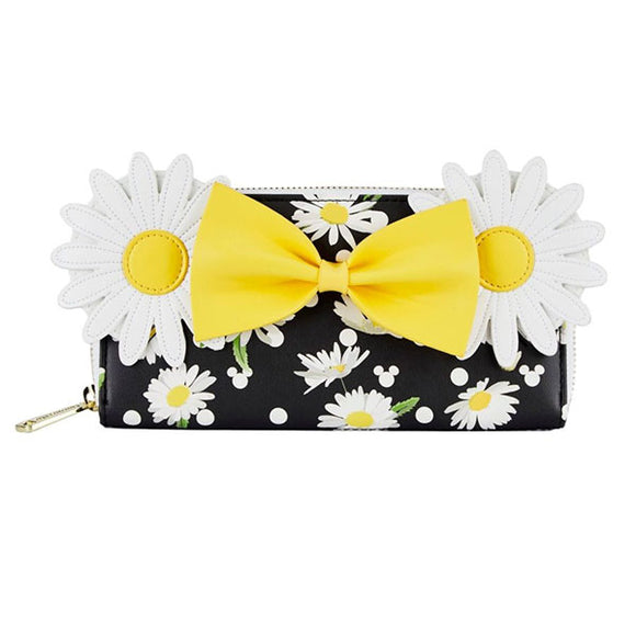 Disney - Minnie Mouse Daisies Zip-Around Purse