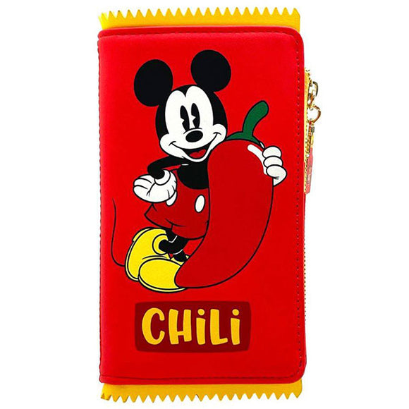 Disney - Mickey Hot Sauce Packet Bi-Fold Flap Purse