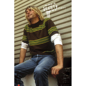 Nirvana - Kurt Cobain Sitting Poster