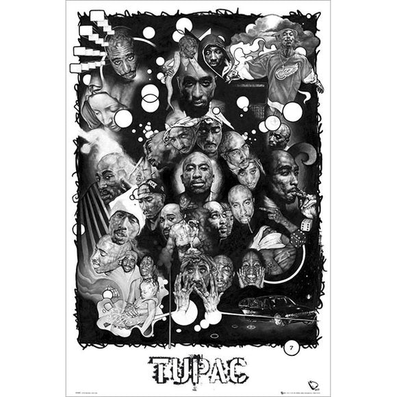 Tupac Collage Poster