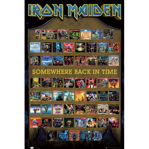 Iron Maiden - Albums Collage Poster