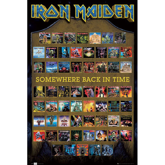 Iron Maiden - Albums Collage Poster