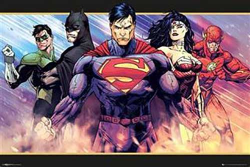 DC Comics - Justice League Foil Poster