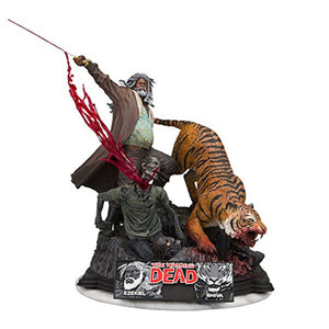 The Walking Dead - Ezekiel & Shiva 13" Resin Statue