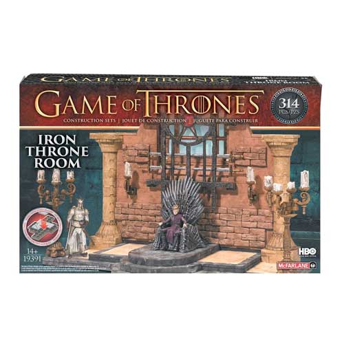 A Game of Thrones -  Iron Throne Room Construction Set (314 Pieces)