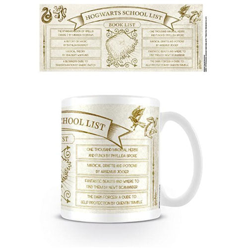 Harry Potter - Hogwarts School List Books Mug