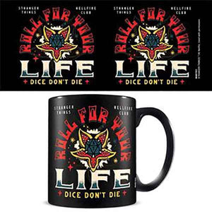 Stranger Things - Hellfire - Black Mug