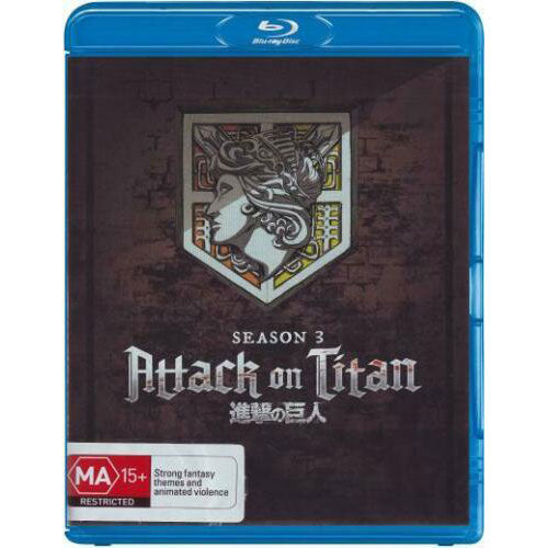 Attack on Titan - Season 3 Part 1 (Eps 38-49) DVD / Blu-Ray Combo (Limited Edition)