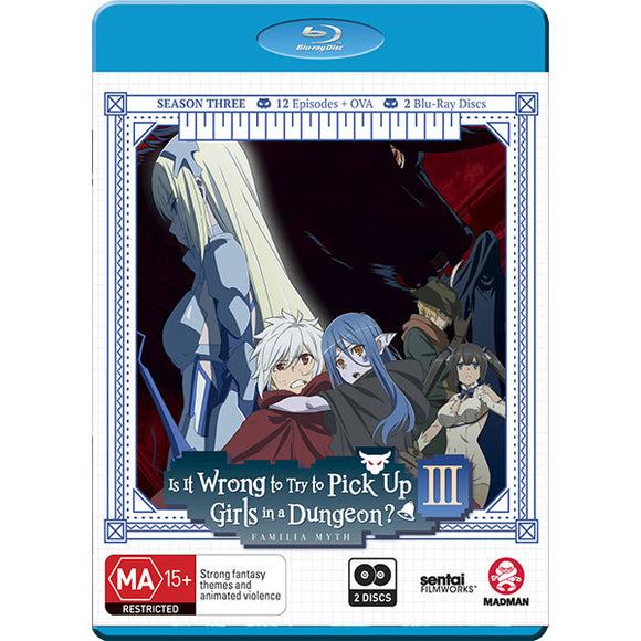 Is it Wrong to Try to Pick up Girls in a Dungeon? III (Season 3) Complete Series (Blu-Ray)
