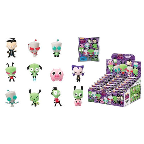 Invader Zim - 3D Figural Keychain (Series 01) Blind Bag - Set of 24