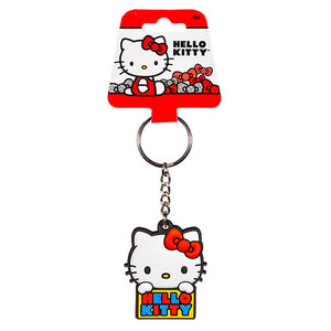 Hello Kitty - Hello Kitty Logo Soft Touch PVC Keychain