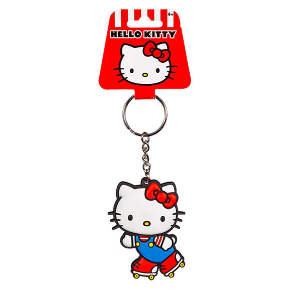 Hello Kitty - Hello Kitty Roller Skating Soft Touch PVC Keychain