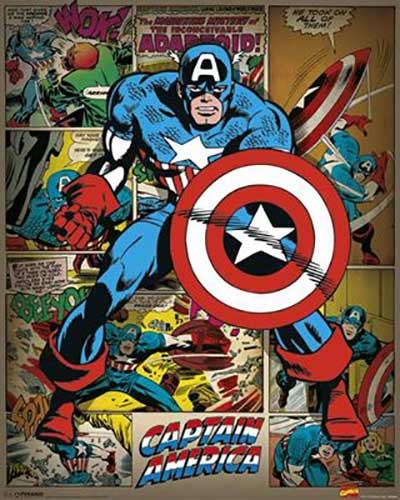 Marvel Comics - Captain America Mini Poster