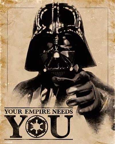 Star Wars Classic - Vader Your Empire Needs You Mini Poster