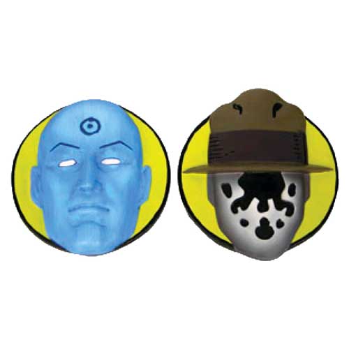 Watchmen - Dr. Manhattan & Rorschach Sculpted Resin Magnets - Set of 2