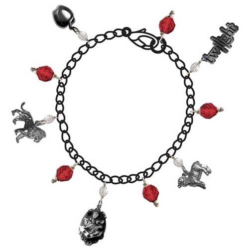 Twilight - Red Jewel Charm Bracelet 