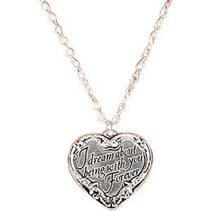 Twilight - Heart Quote Necklace