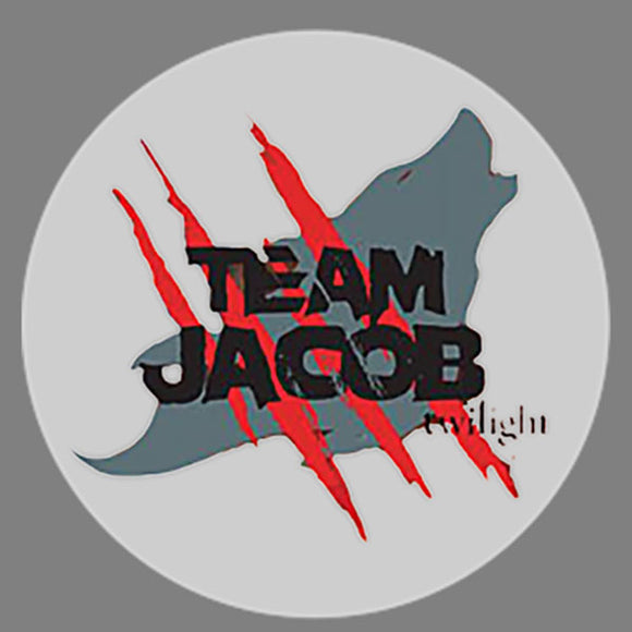 Twilight - Team Jacob Clear Vinyl Sticker 