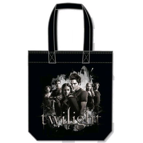 Twilight - Tote Bag Bella & Cullens (Photo) Black Tote Bag