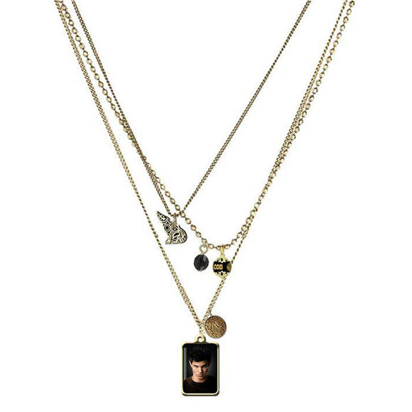 Twilight Saga: New Moon - Jacob Triple Chain Charm Necklace