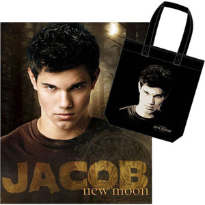 Twilight Saga: New Moon - Jacob Tattoo Tote Bag & Fleece Blanket Set