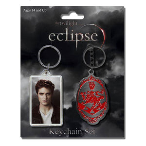 Twilight Saga: Eclipse - Edward & Crest Keychains - Set of 2