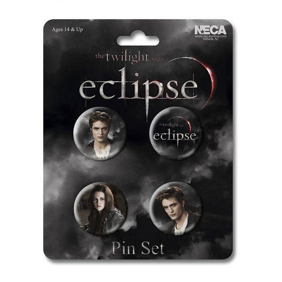 Twilight Saga: Eclipse - Edward & Bella Button Pins - Set of 4 