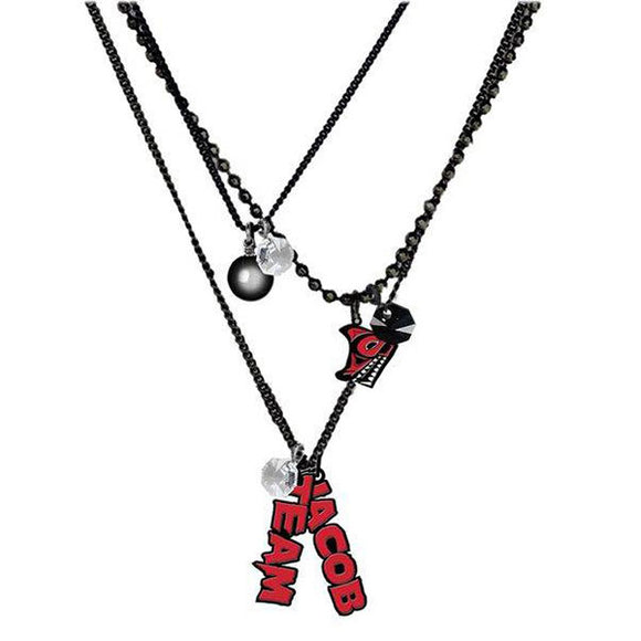 Twilight Saga: Eclipse - Team Jacob Triple Chain Charm Necklace