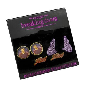 Twilight Saga: Breaking Dawn - Part 1 - Team Jacob with Wolves Earrings Set