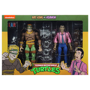 Teenage Mutant Ninja Turtles - Rat King & Vernon 7" Action Figures - Set of 2