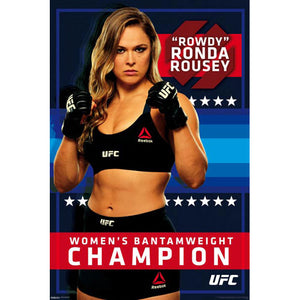 UFC - 'Rowdy' Ronda Rousey Champion Poster