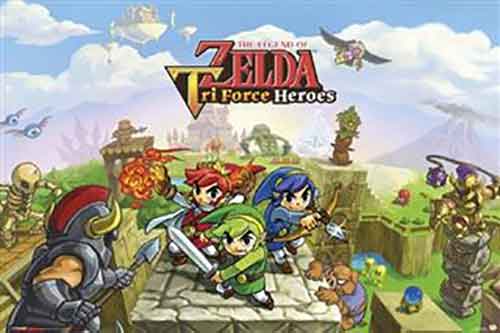 Zelda - Triforce Heroes Poster