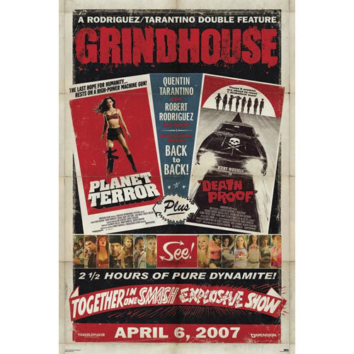 Grindhouse Rodriguez/Tarantion Double-Sided Poster