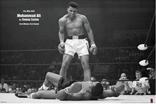 Muhammad Ali vs Sonny Liston Poster