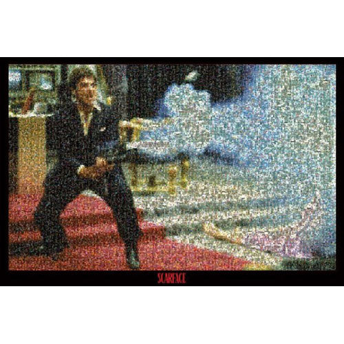 Scarface Mosaic Poster