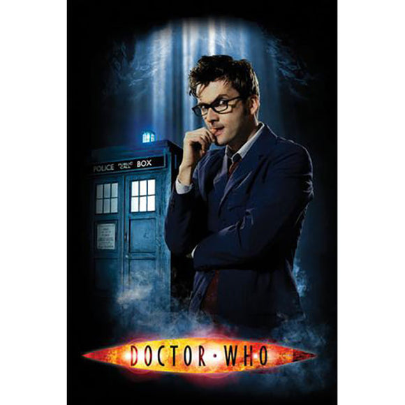 Doctor Who - Smoke with 10th Doctor (David Tennant) Poster