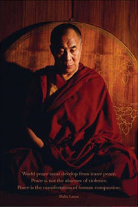 Dalai Lama - World Peace Poster