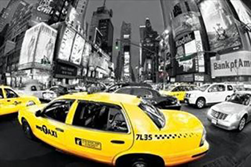 New York Times Square - Rush Hour Poster