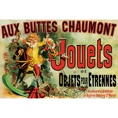 Jouets - Aux Buttes Chaumont Poster
