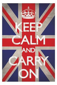 Keep Calm & Carry On - Union Jack Poster